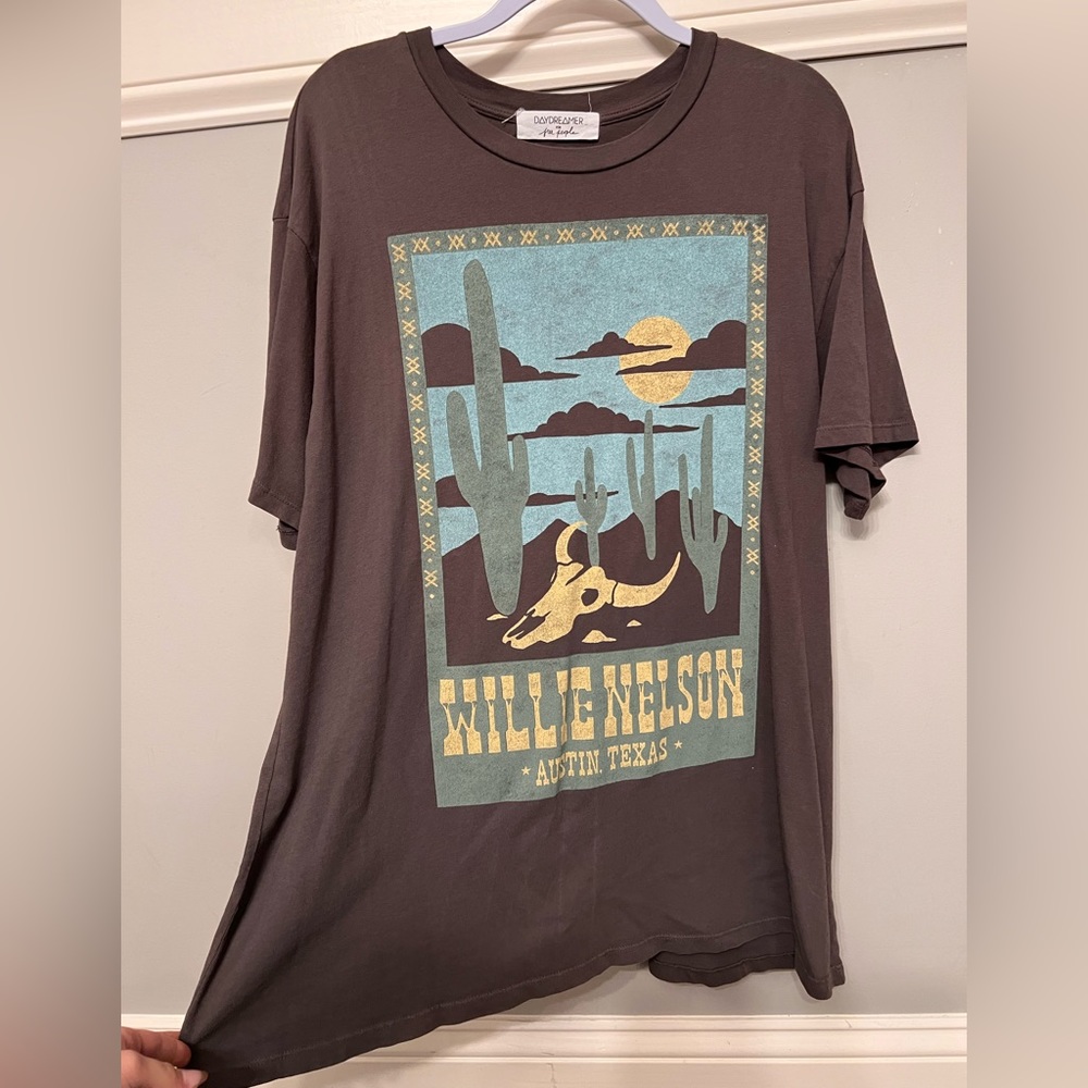 Free People Willie Nelson tee dress